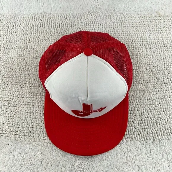 VINTAGE JIFFY LUBE MESH SNAPBACK TRUCKER HAT OSFA TWO TONE CAP - Picture 2 of 10